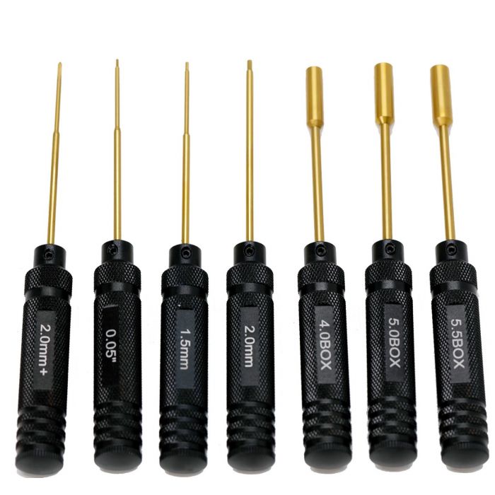 PHBTRX632 4-5-6 mm Hex Nut Driver 0.05-1.5-2.0 Hex Screw Driver TRX-4M Tool Kit