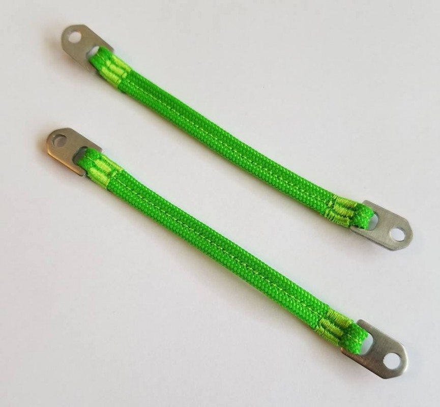 Picture of Team Knk KNKLS0902 90 mm Neon Green Limit Straps
