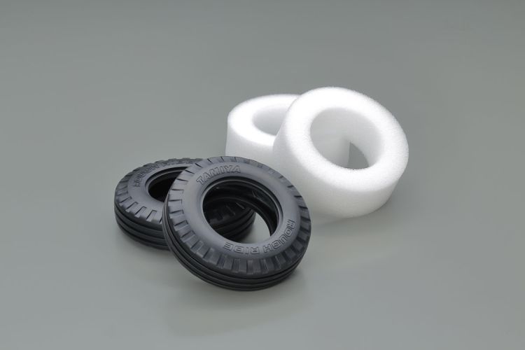TAM51716 1-10 Scale RC Buggy BB-01 BBX Front Tires with Inner Sponge - 2 Piece -  Tamiya