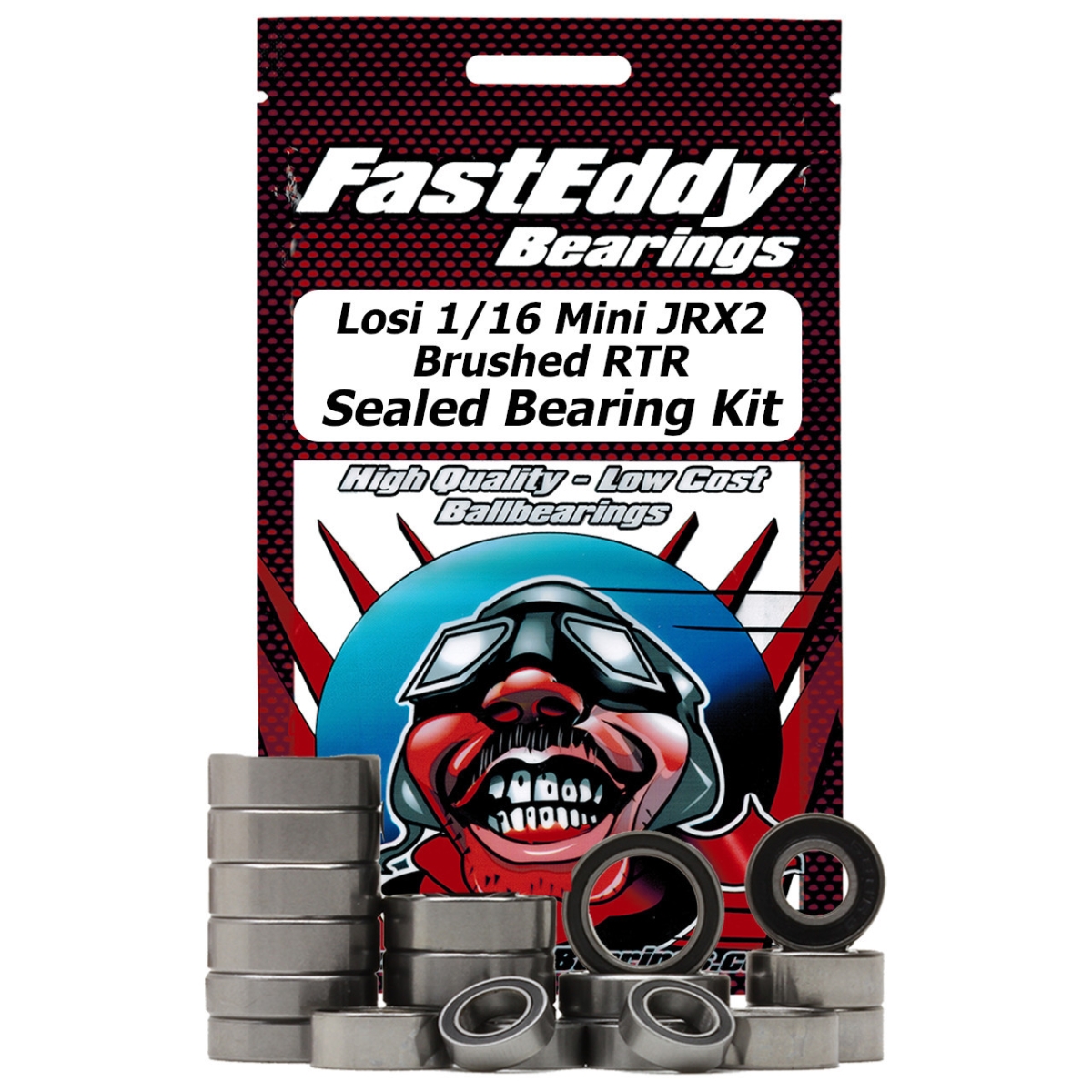 TFE7830 Losi 1 by 16 Scale Mini JRX2 Brushed RTR Sealed Bearing Kit -  Team FastEddy