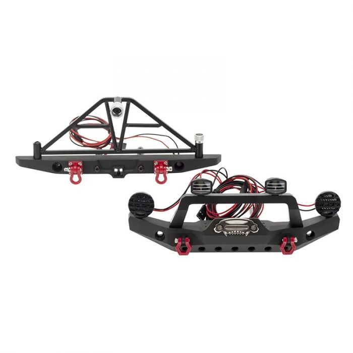 PHB5201 Aluminum Front & Rear Bumper for Traxxas TRX-4 Axial SCX10 III