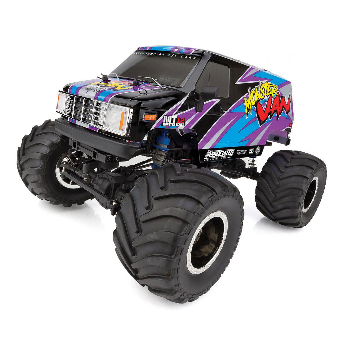 Picture of Team Associated ASC40008C MT12 1-12 4WD Off-Road Monster Model Van with RTR LiPo Combo