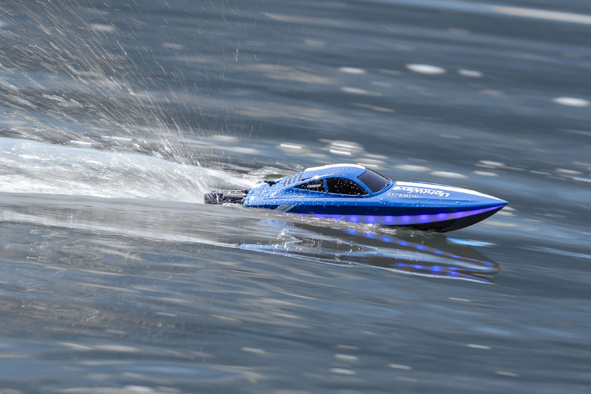Picture of Rage R-C RGRB1132 LightWave Electric Micro RTR Boat Toy&#44; Blue