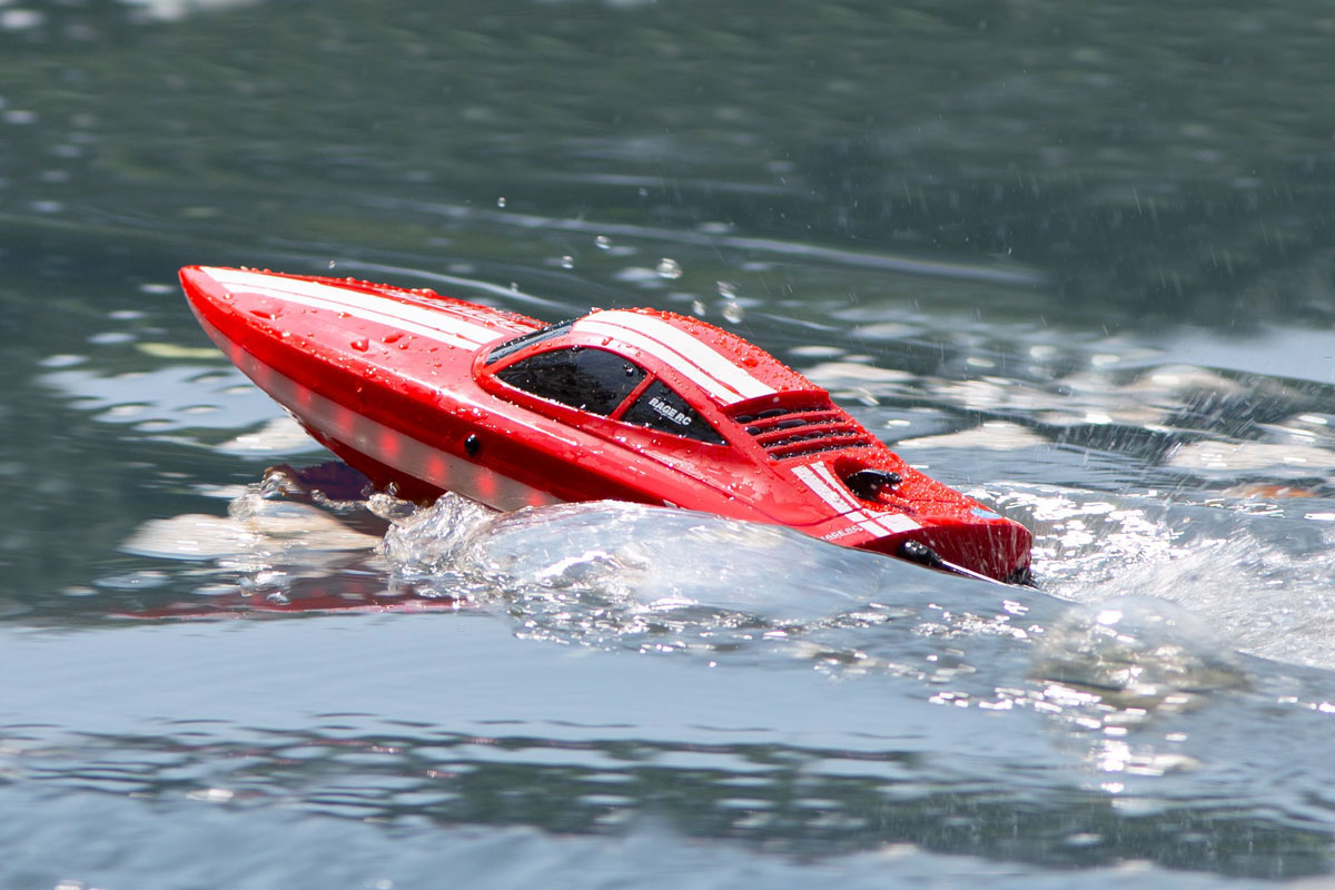 Picture of Rage R-C RGRB1133 LightWave Electric Micro RTR Boat Toy&#44; Red