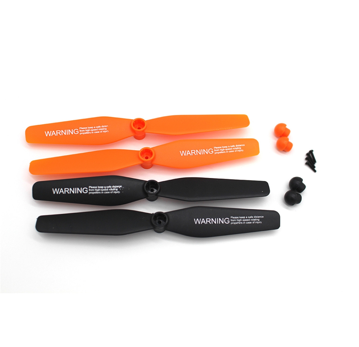 RGR4561 Propeller Set with Screws, Orange & Black - Stinger 3.0 - 2 Piece