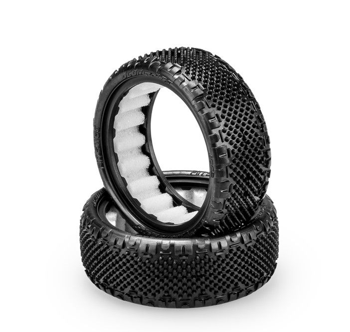 Picture of J Concepts JCO4062010 Pin Swag Compound&#44; Wide 2WD Front Tire for Wheel 3347&#44; Pink