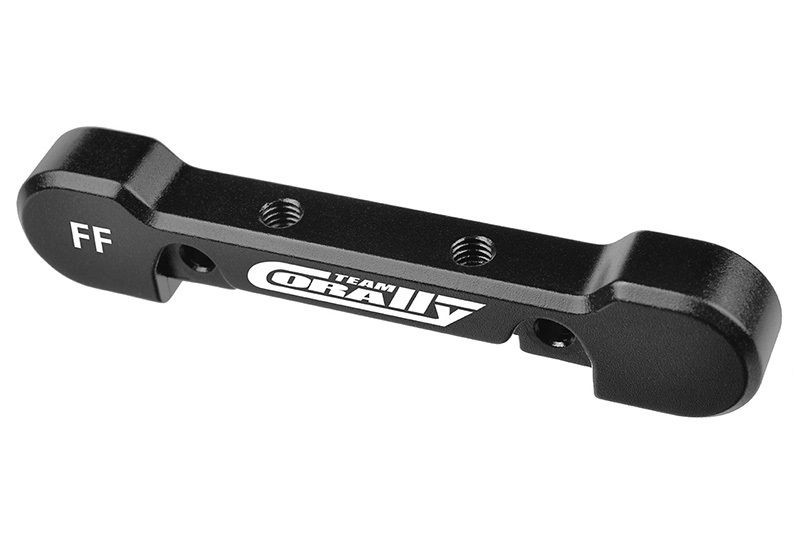 COR00180-874 8 mm Front-Front Aluminum Suspension Arm Mount, Black