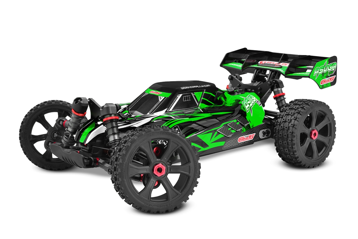 COR00288-G Asuga XLR 6S Racing RTR Buggy, Green