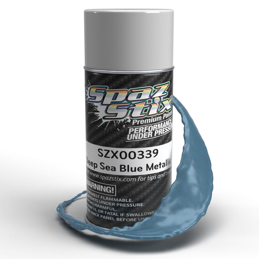 SZX00330 2 oz Bottle Metallic Airbrush Ready Paint, Deep Sea Blue