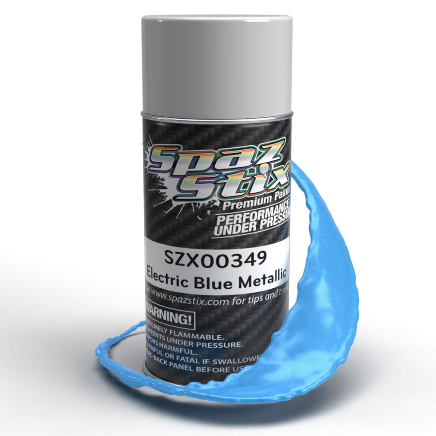 2 oz Bottle Metallic Airbrush Ready Paint, Electric Blue