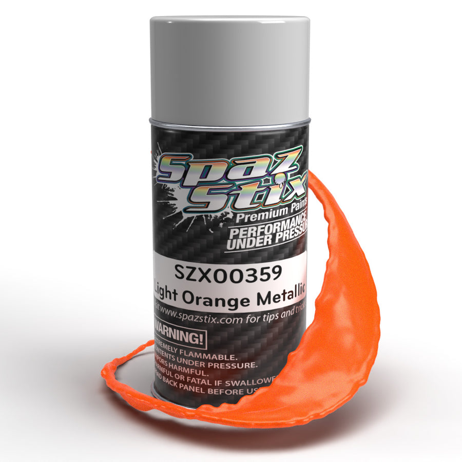 2 oz Bottle Metallic Airbrush Ready Paint, Light Orange