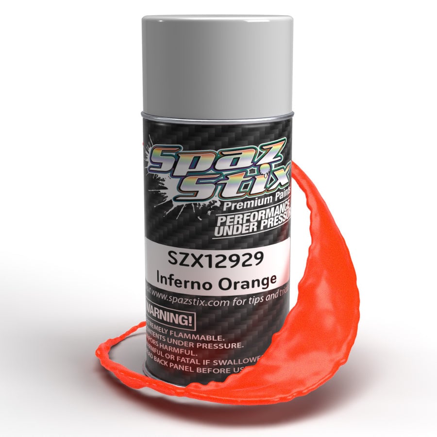 2 oz Bottle Airbrush Ready Paint, Inferno Orange