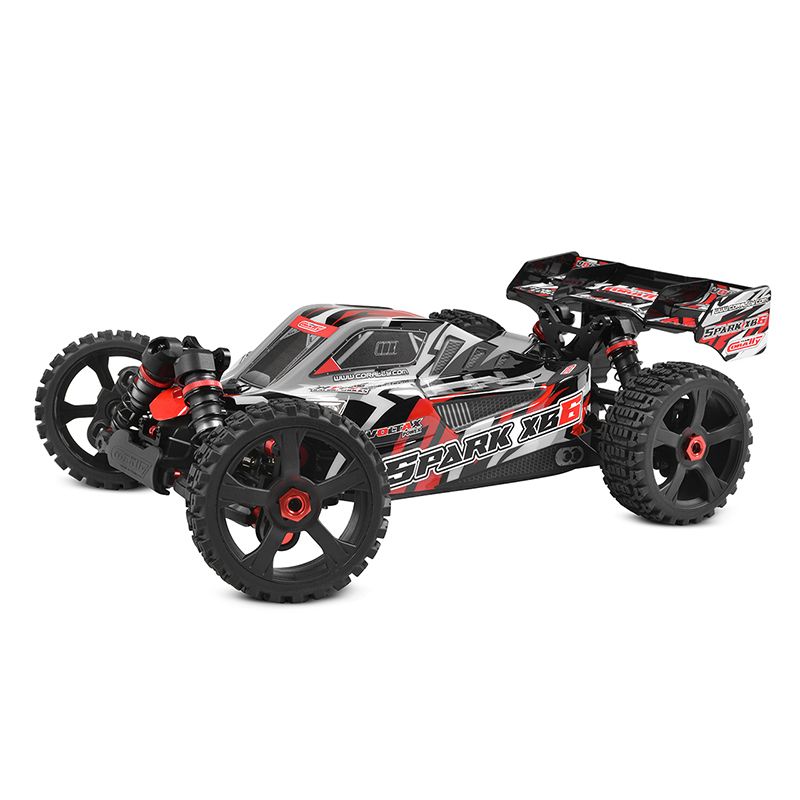 COR00485-R Spark XB6 1-8 6S Basher Buggy Roller, Red