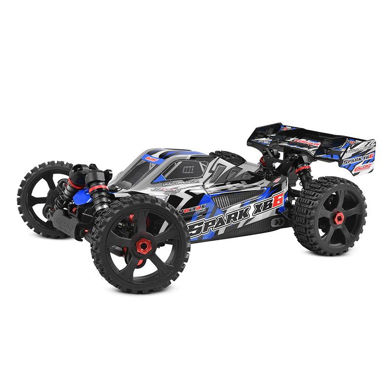 COR00285-B Spark XB6 1-8 6S Basher Buggy, Ready to Run, Blue