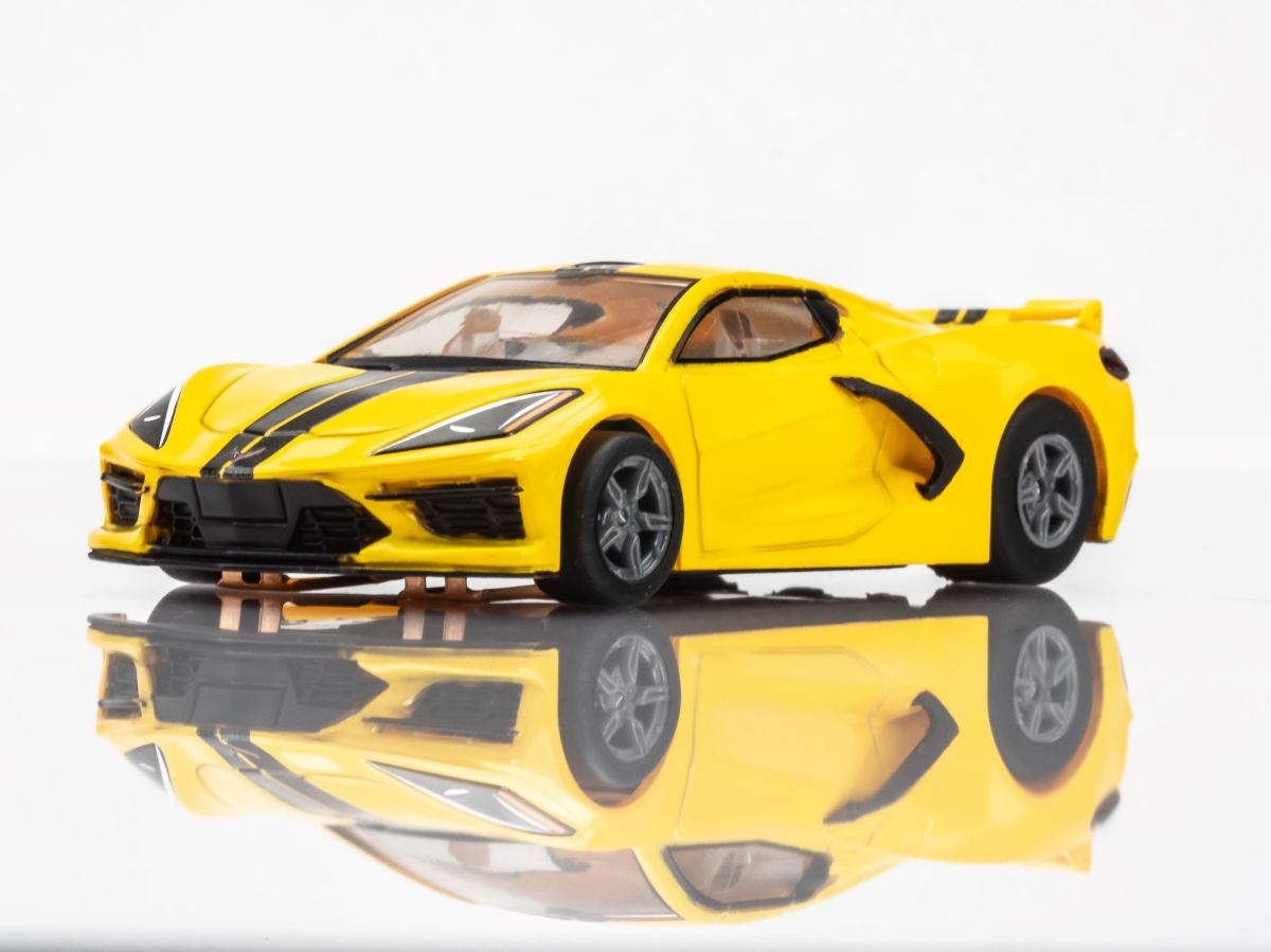 Corvette C8 Accelerate O Slot Racing Cars, Yellow -  PlushDeluxe, PL4415715