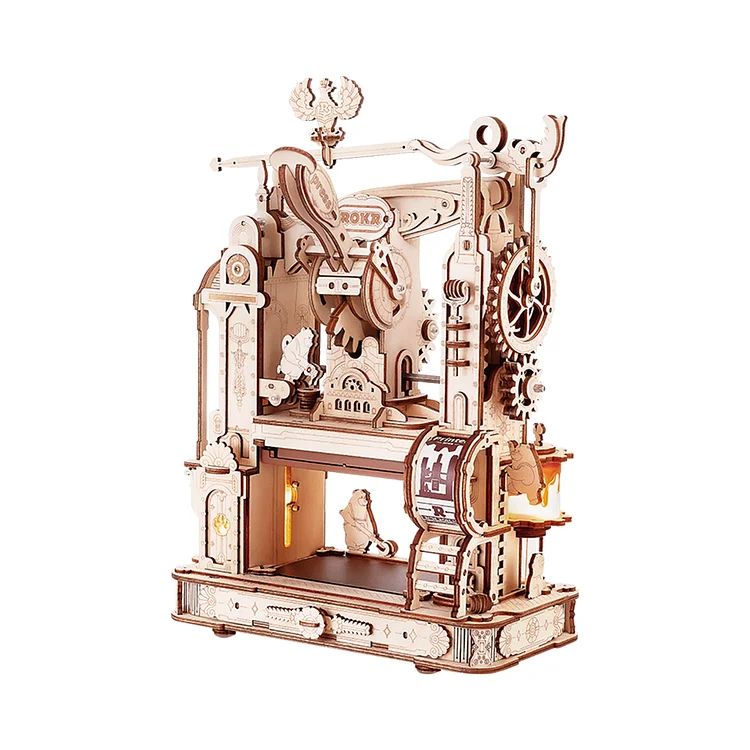 Picture of Robotime ROELK602 Rolife Classic Printing Press Puzzle