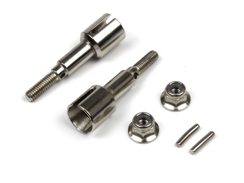 BZN540241 2 Piece Rear Wheel Axles - Steel