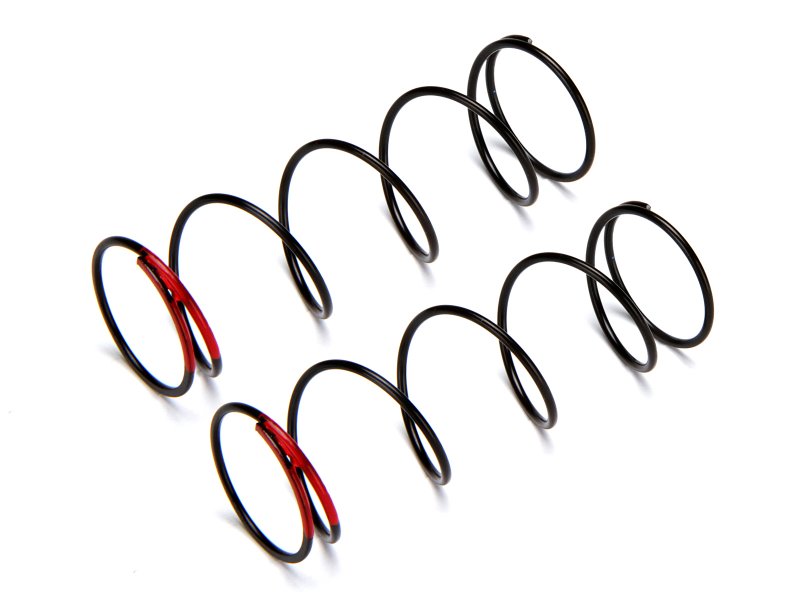 HPI109811 68 mm 86.1 GF Shock Spring, Red - 2 Piece