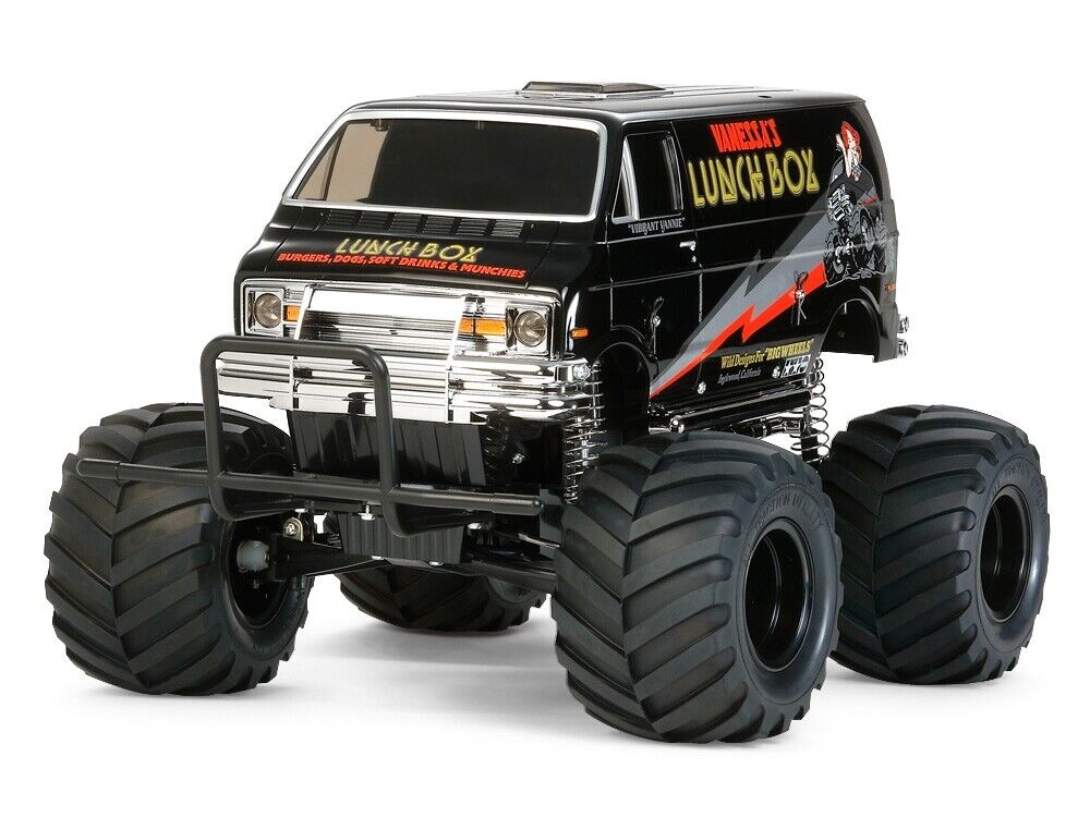Picture of Tamiya TAM58546-A Race Lunch Box Black Edition Van