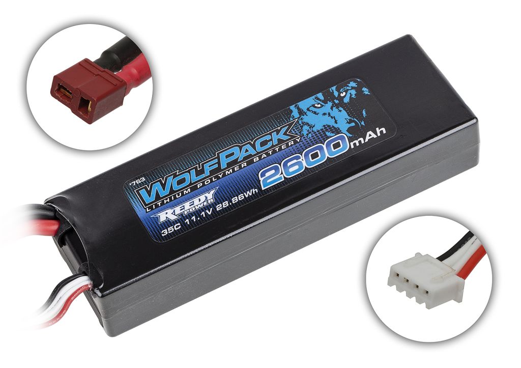 Picture of Team Associated ASC763 2600mAh 35C 11.1V Reedy WolfPack LiPo Battery