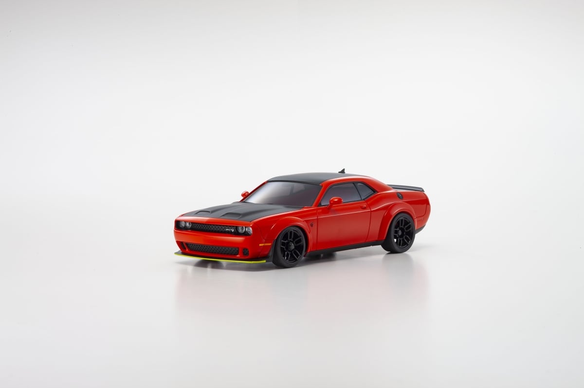 KYOMZP451R ASC Dodge Challenger SRT Hellcat Redeye Body Model Car, Red -  Kyosho