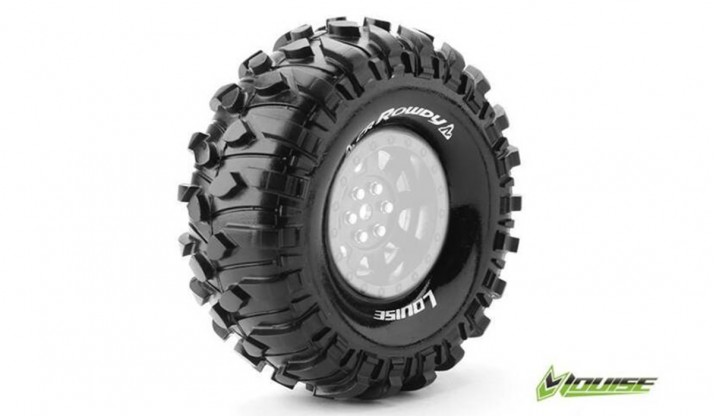 LOUL-T3233VI 1-10 Scale Super Soft CR-Rowdy Front & Rear Tire