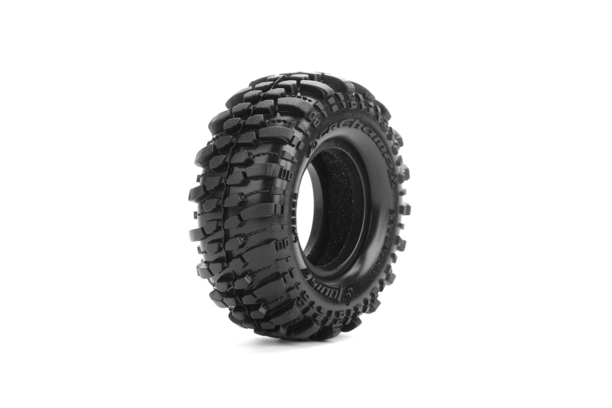 LOUL-T3366VI 1-24 Super Soft Front & Rear Tire 1-18 Scale CR-Champ Tire
