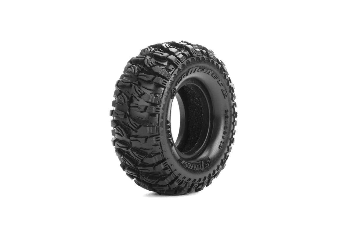 LOUL-T3367VI 1-24 Super Soft 1-18 Scale CR-Mallet Front & Rear Tire Tire