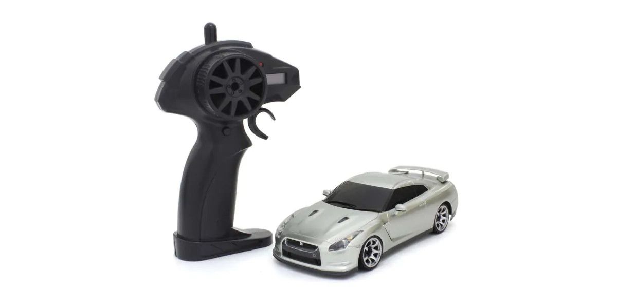 KYO66608 First Mini-Z RWD ReadySet Model Car with Nissan GTR R35 Body, Silver -  Kyosho