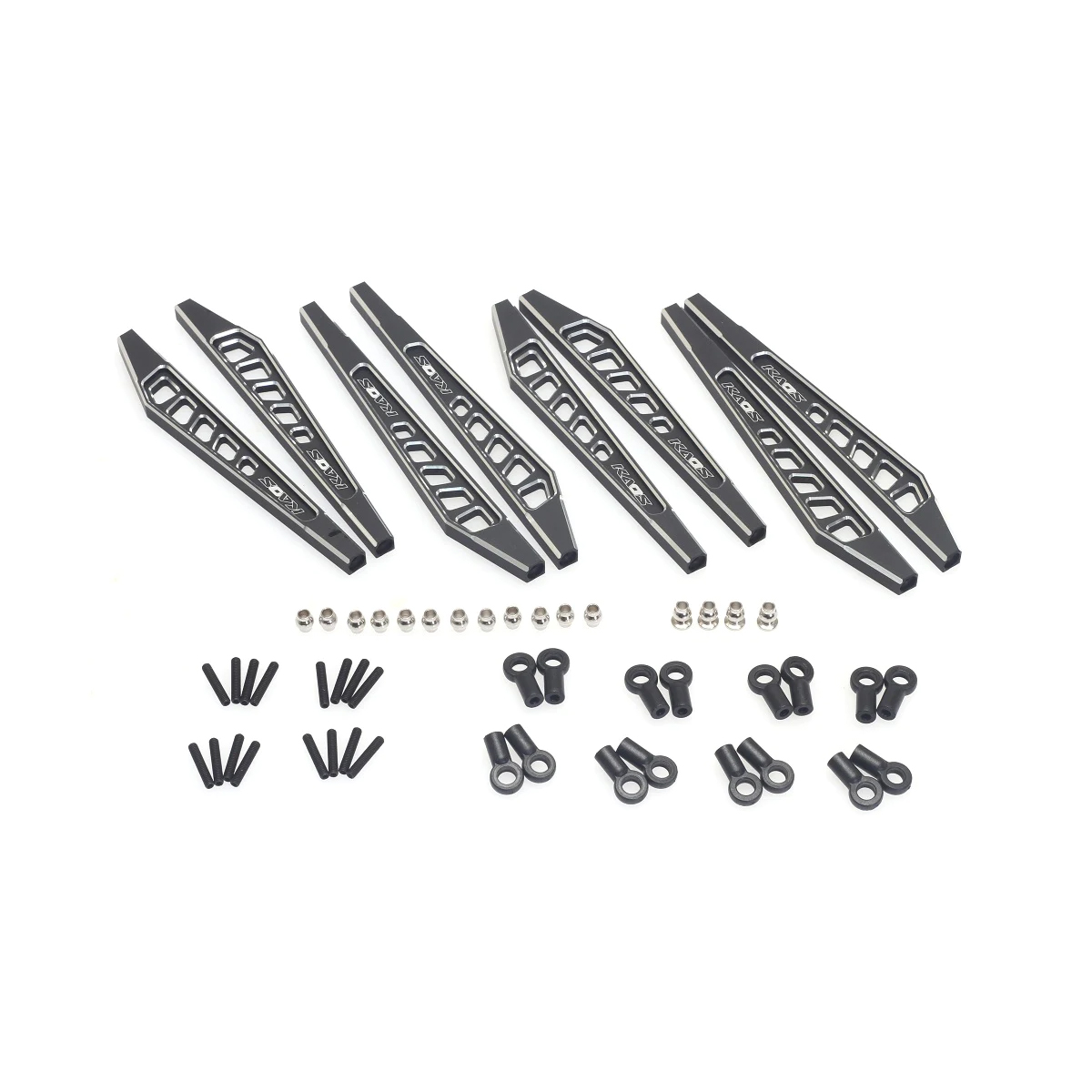 KAOS Suspension Linkage Set for F-450, Black Anodized - 8 Piece