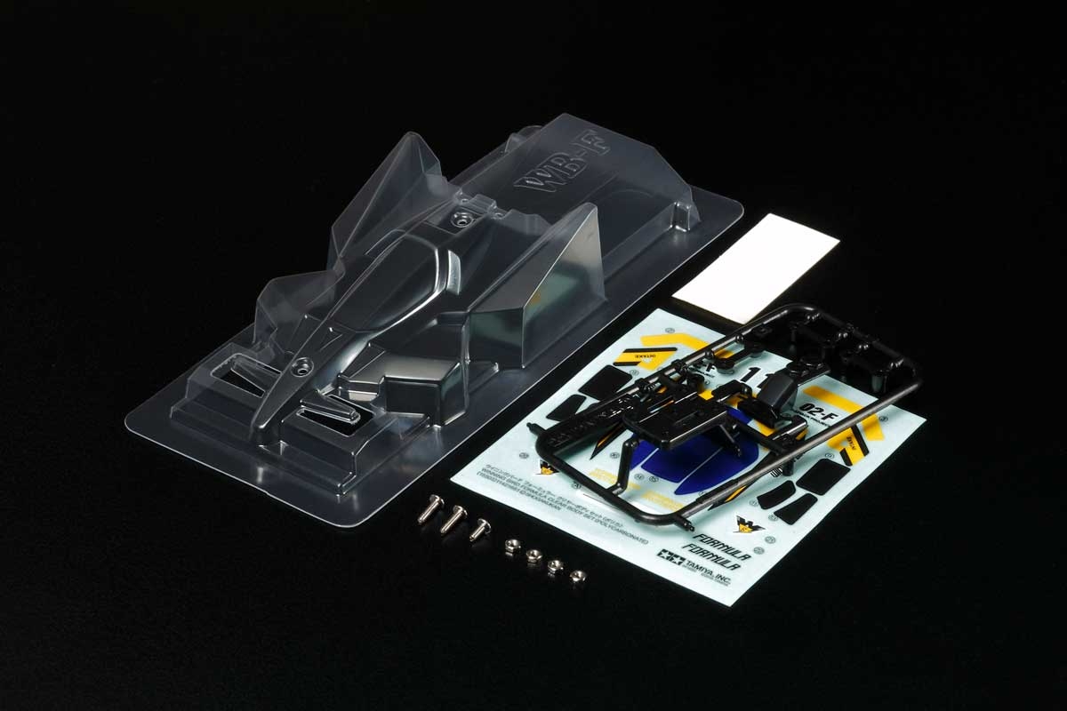 TAM15503 JR Body Set Winning Bird Polycarbonate Formula Car Body, Clear