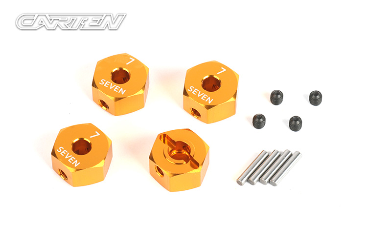 LOUNBA344 12 mm Hex, Hub 7 mm for T410 Drift & Rally