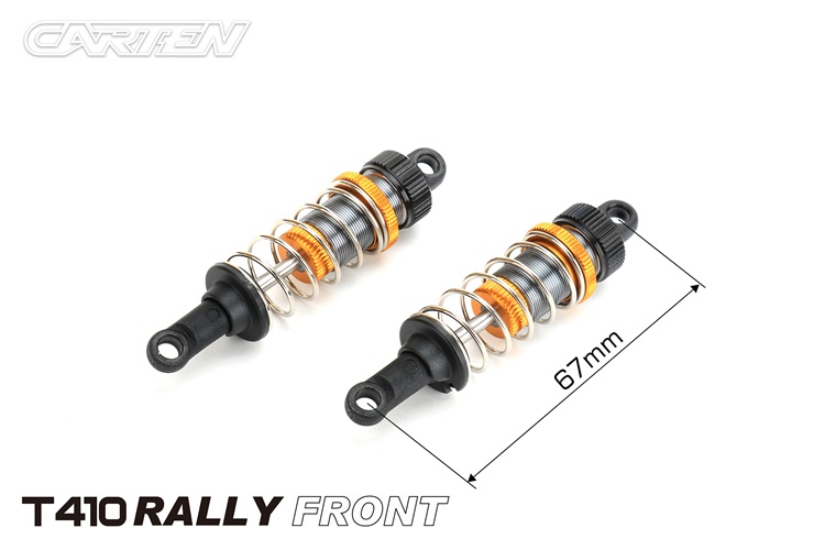 LOUNHA517 Aluminum T410 Rally Front Shocks - 2 Piece