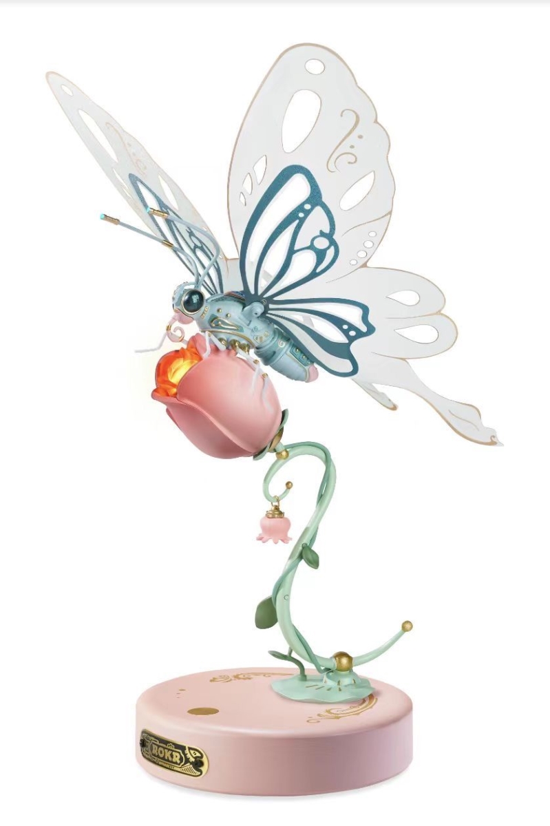ROEMI05P ROKR Butterfly DIY Mechanical 3D Puzzle