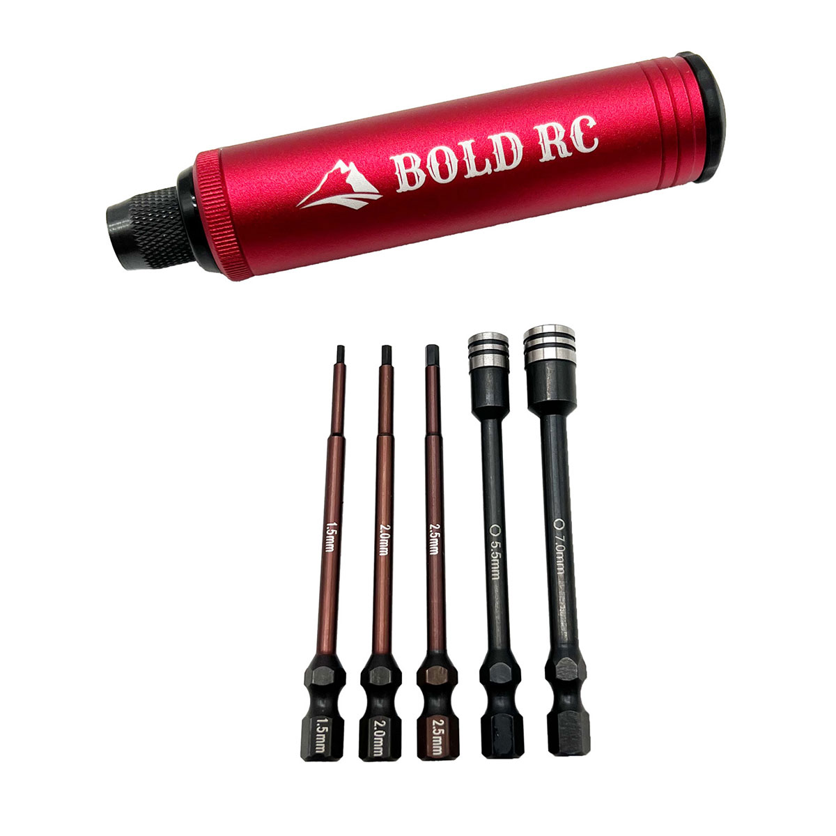 BOL10610 Trail 0.25 in. Pocket Driver 5 Tip Set & Aluminum Handle