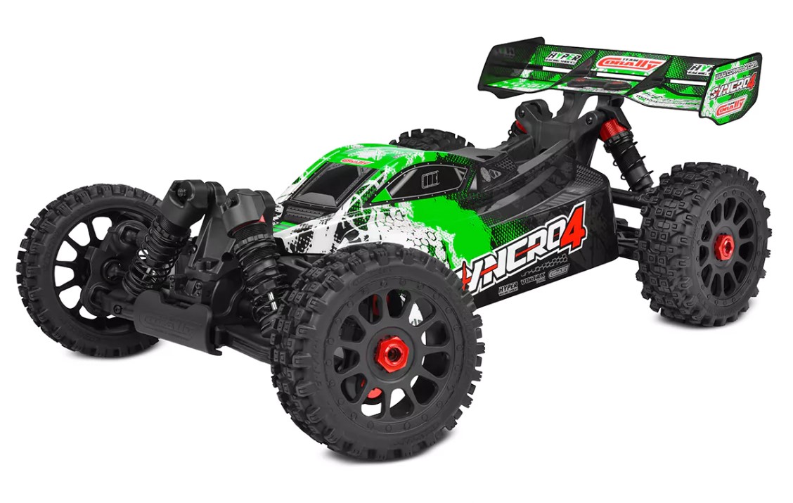 COR00287-G 1-8 Scale Syncro-4 4S Brushless Off Road Buggy - RTR, Green