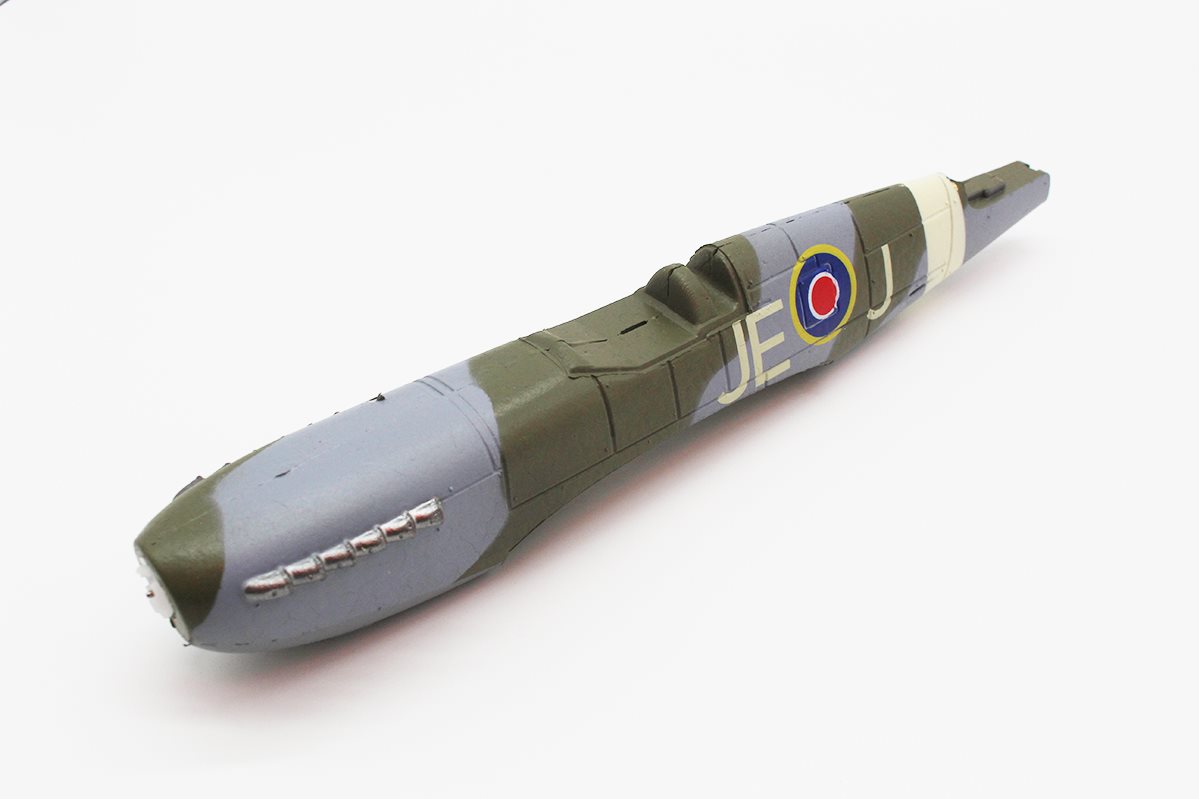 Rage RC RGRA1372 Fuselage with Motor & Gearbox Micro Spitfire V2