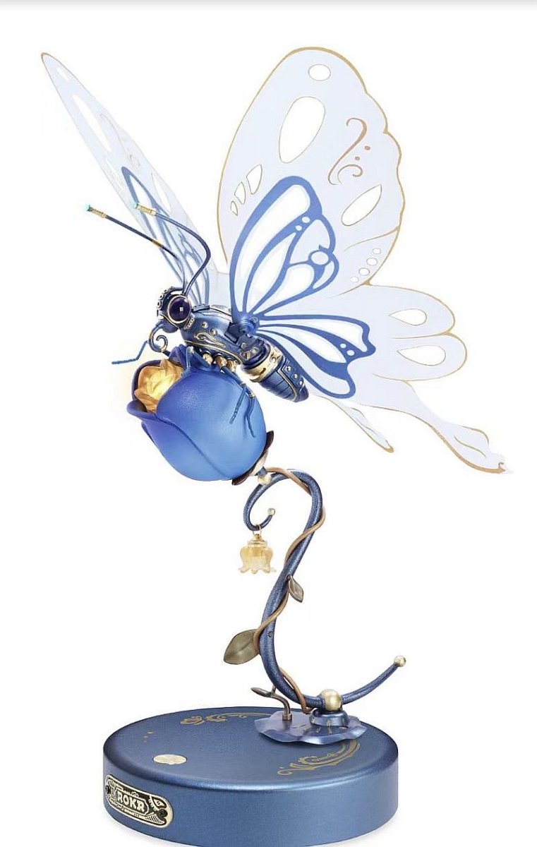 ROEMI05B ROKR Butterfly DIY Mechanical 3D Puzzle