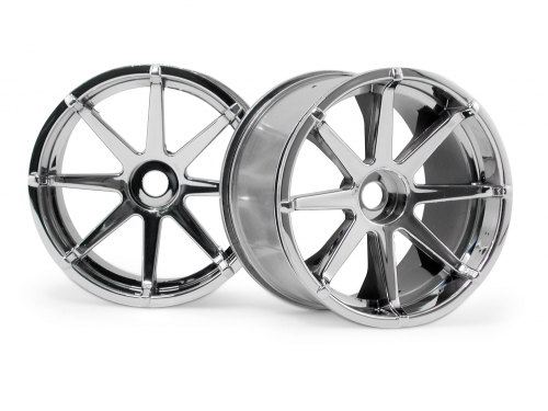 HPI3257 7 in. 115 x 70 mm Blast Wheel, Chrome - 2 Piece