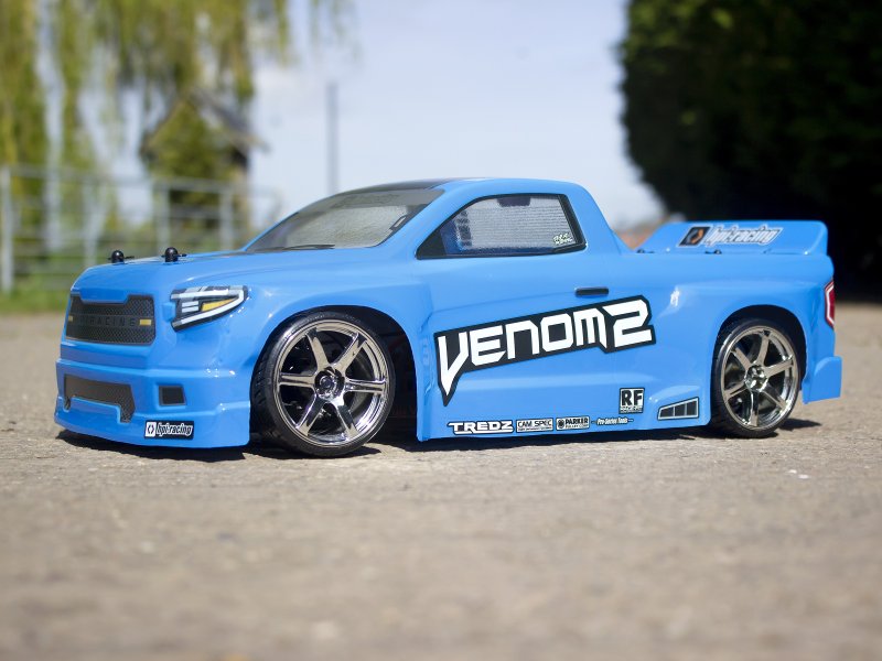 HPI160444 200 mm & WB255 mm Venom 2 T-10 Clear Body