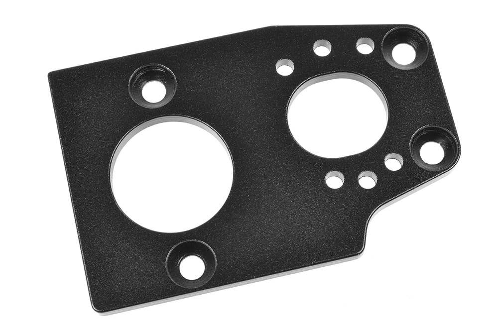 COR00180-986 Aluminum Motor Mount Plate, Black