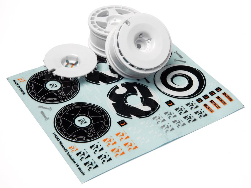 HPI114637 26 mm Fifteen52 Turbomac Wheel, White - 2 Piece