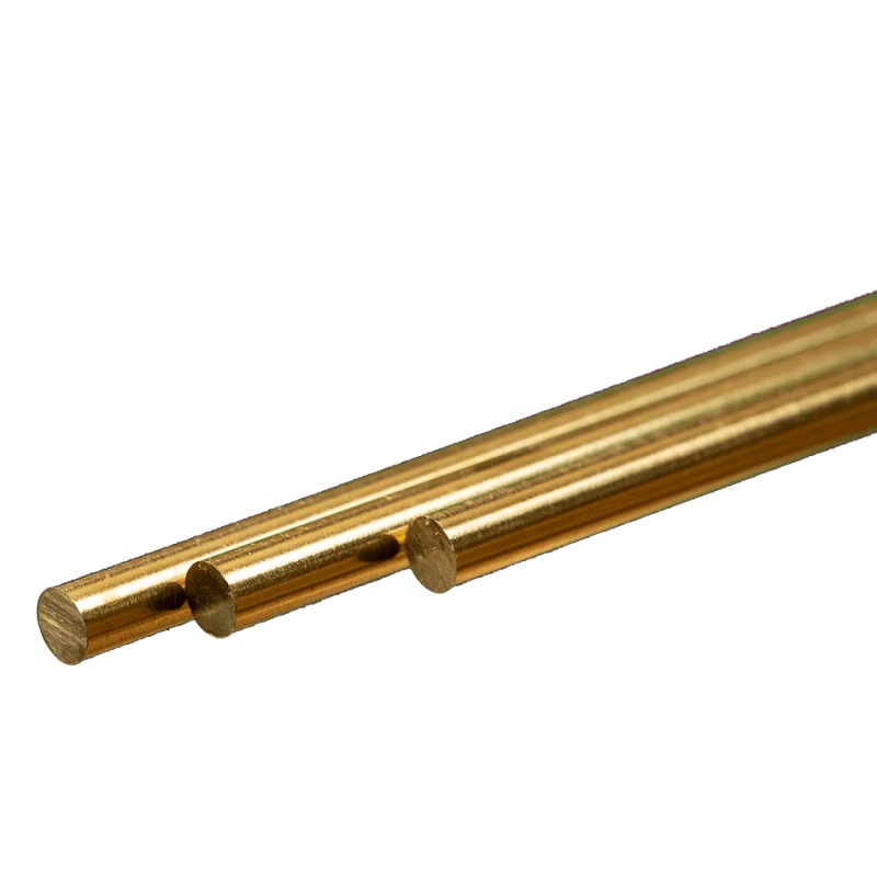 KSM9867 4 OD x 300 mm Long Round Brass Rod
