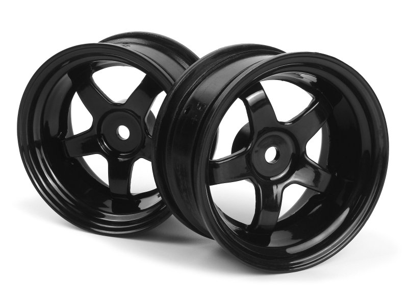 Picture of HPI Racing HPI160525 26 mm Work Meister S1 Wheel&#44; Black - 6mm OS - 2 Piece