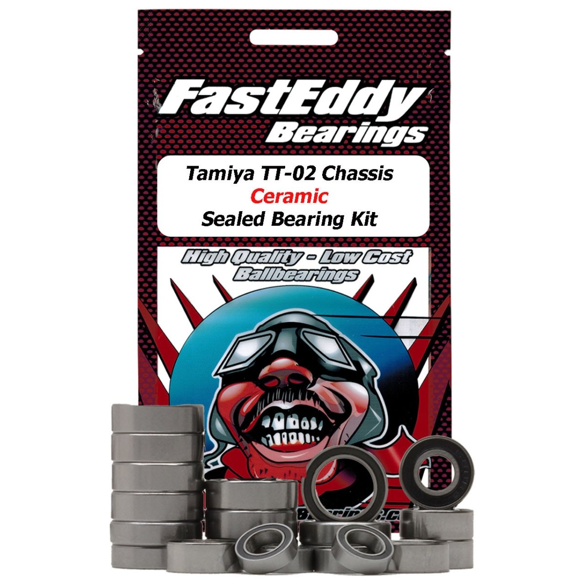 TFE5477 Rubber Ceramic Sealed Bearing Kit for Tamiya TT-02 Chassis -  Team FastEddy