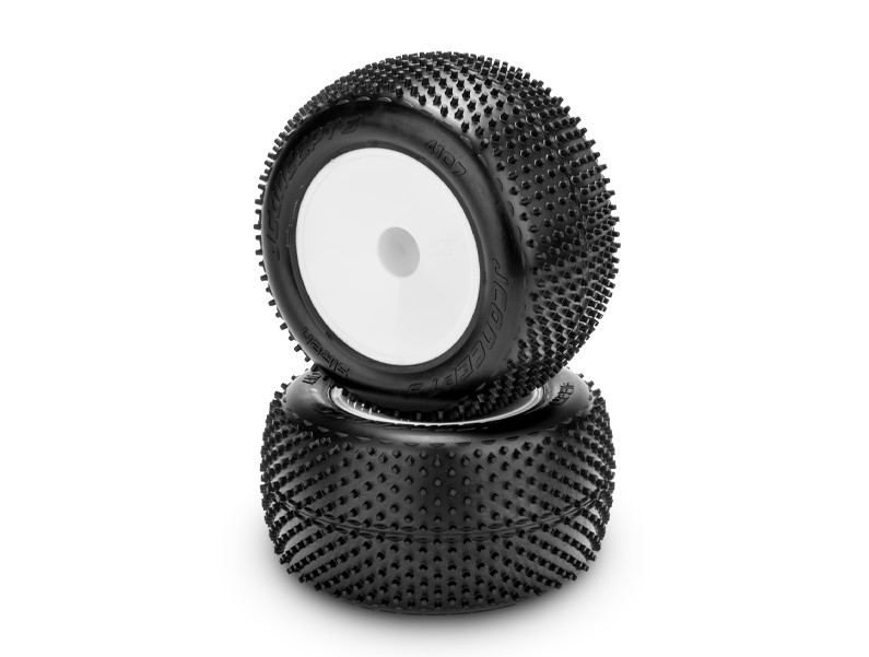 Picture of J Concepts JCO4107101091 2.2 in. Siren Pink Compound Stadium Truck Tire with Pre-Mounte