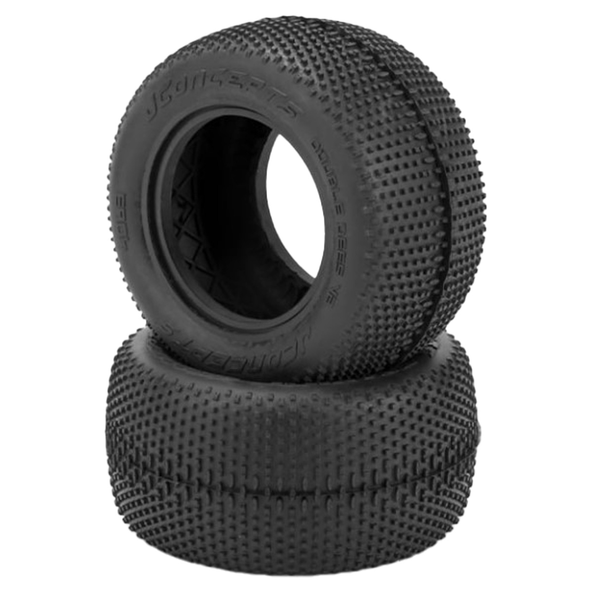 Picture of J Concepts JCO406302 Double Dees V2 Green Compound Tire for Fits 2.2 in. Stadium Truck Wheel