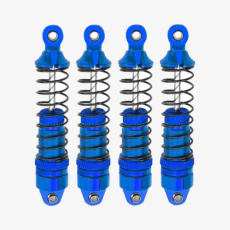 PHB6563BLUE Aluminum Front & Rear Shocks for Arrma Grom - Blue - 4 Piece