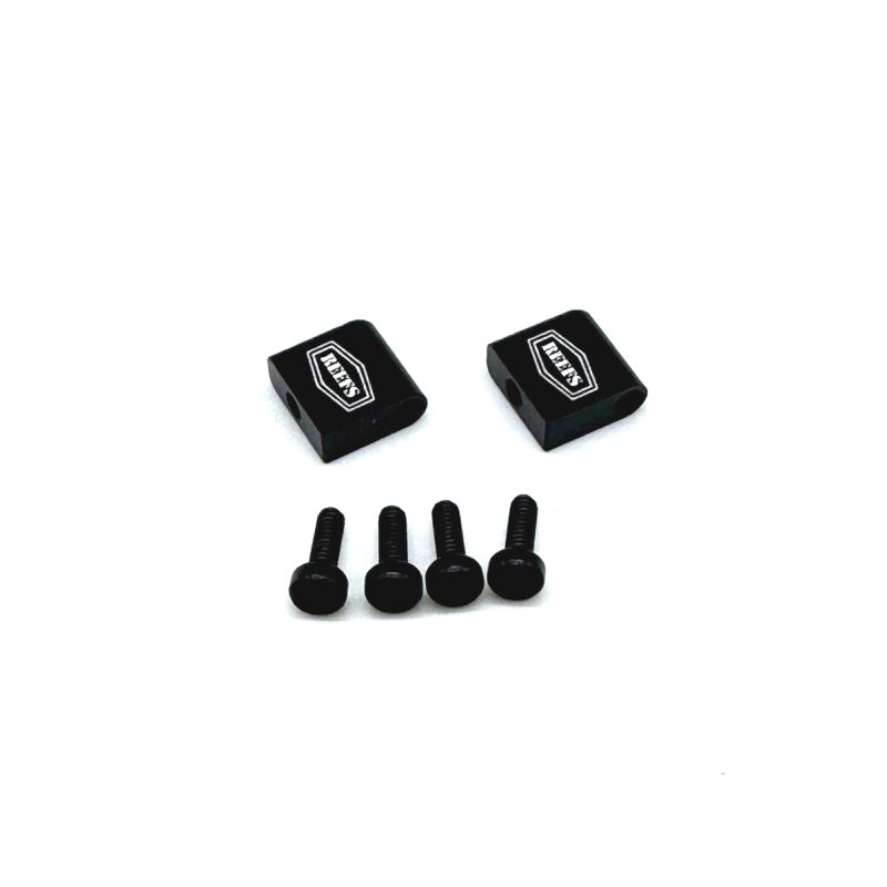 SEHREEFS209 CNC Aluminum 49 SUB Micro Servo Mounting Tabs, Black