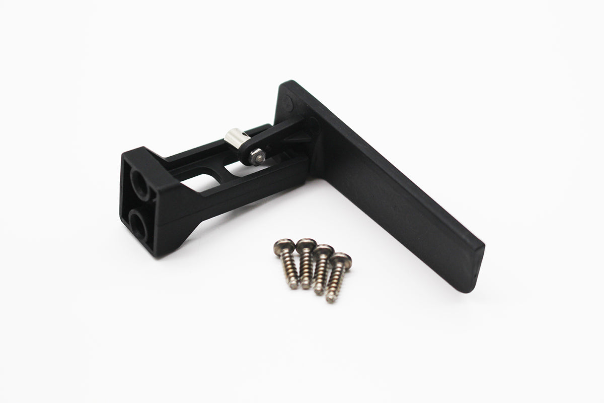 Rage RC RGRB1469 Light Wave 400BL Rudder Assembly for RC Vehicle, Black